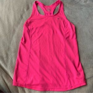 Hot pink Nike tank top